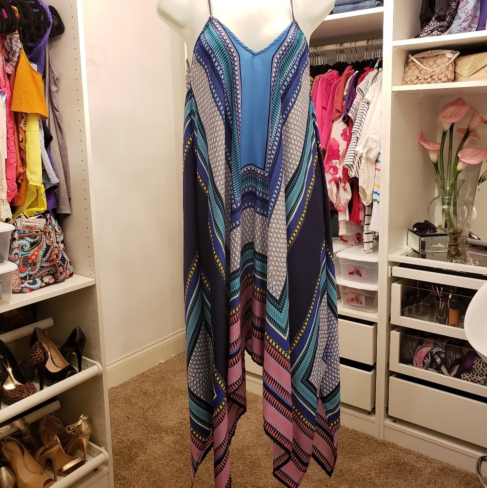 Festival swing blue size small maxi dress